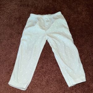 Carter's Cream Polka Dot Pants